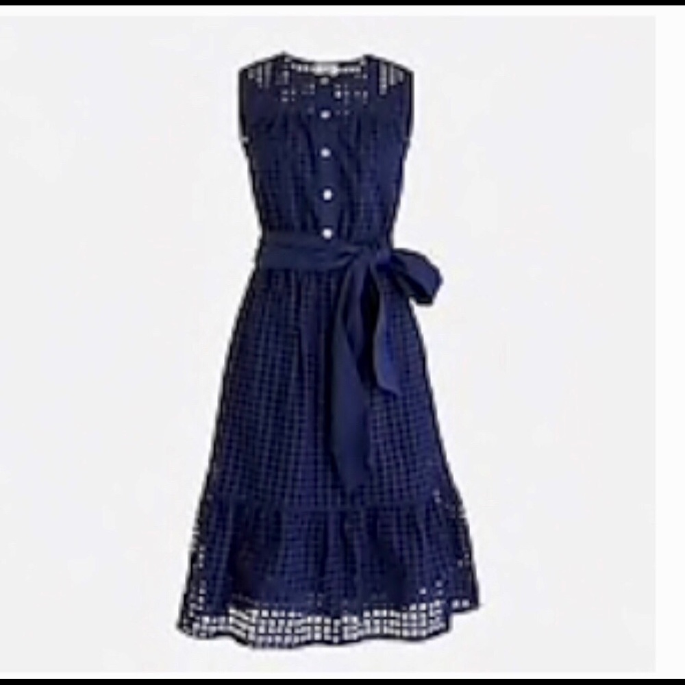 All-over eyelet dress